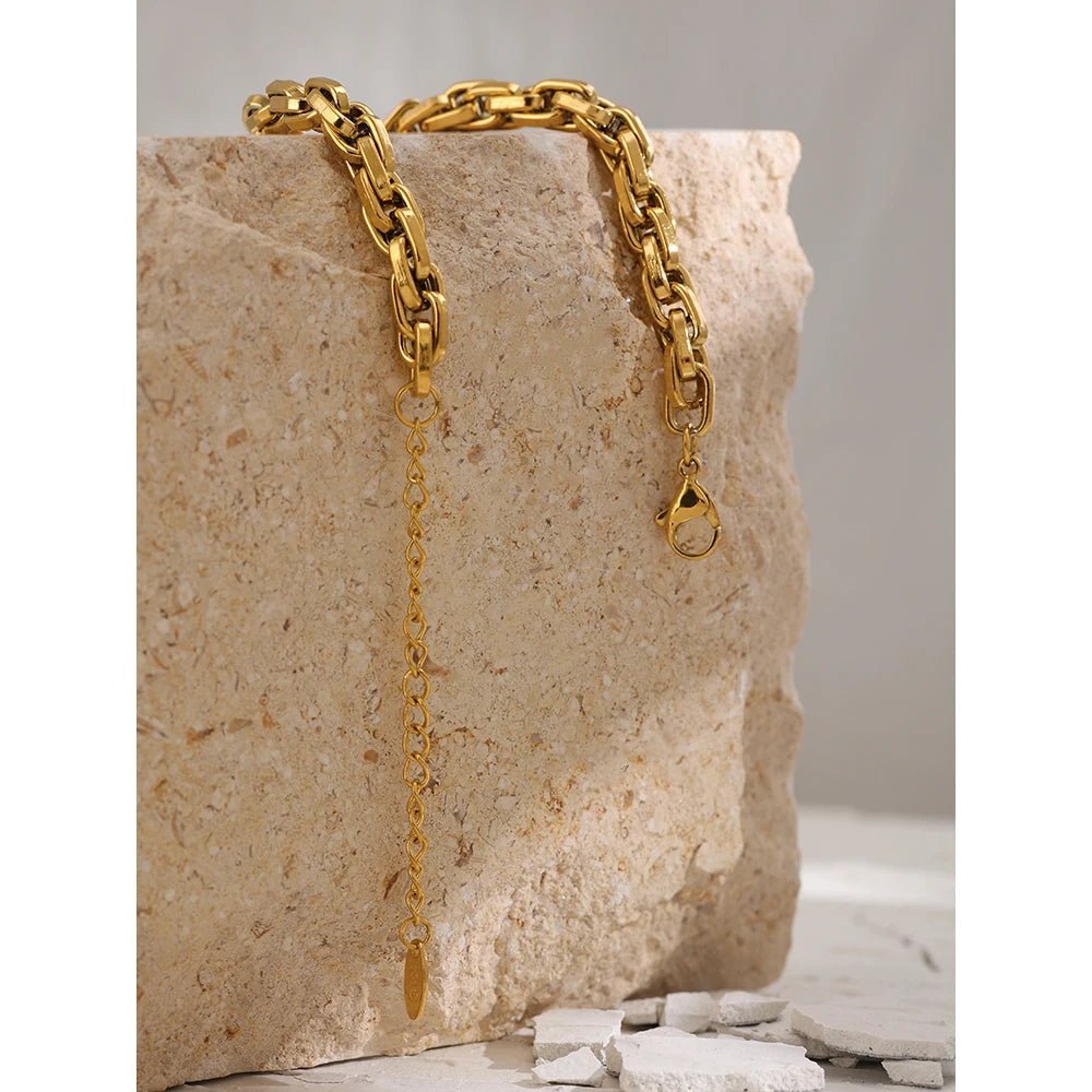 Gold Rolo Chain Bracelet