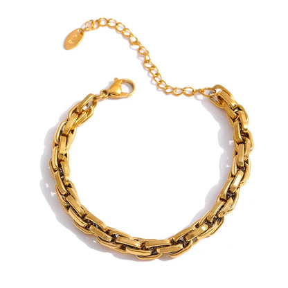 Gold Rolo Chain Bracelet