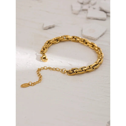 Gold Rolo Chain Bracelet