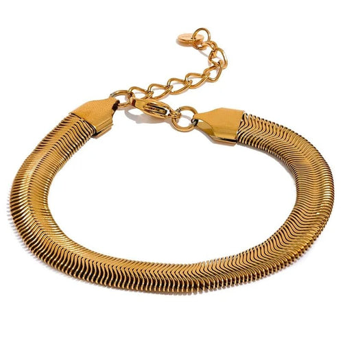 Gold Snake Chain Bracelet