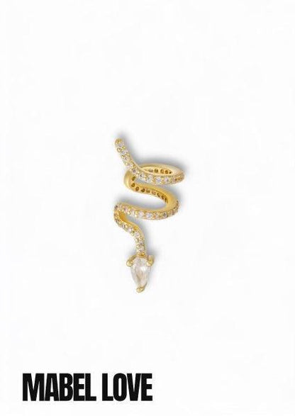 Gold Snake Ear Cuff