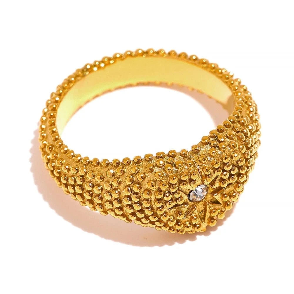 Gold Star Ring