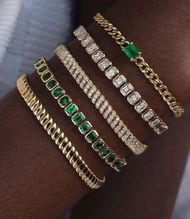 Gold Tennis Bracelets