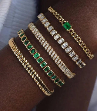 Gold Tennis Bracelets - Mabel Love Co - Bracelets