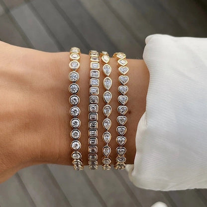 Gold Tennis Bracelets