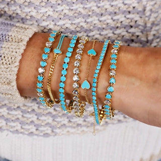 Gold Tennis Bracelets - Mabel Love Co - Bracelets