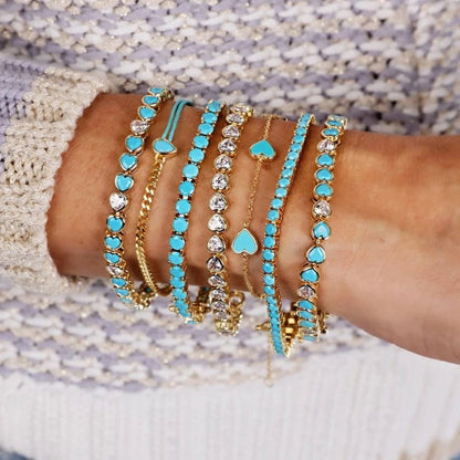 Gold Tennis Bracelets