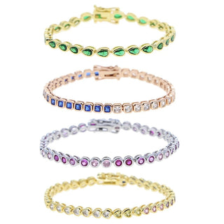 Gold Tennis Bracelets - Mabel Love Co - Bracelets