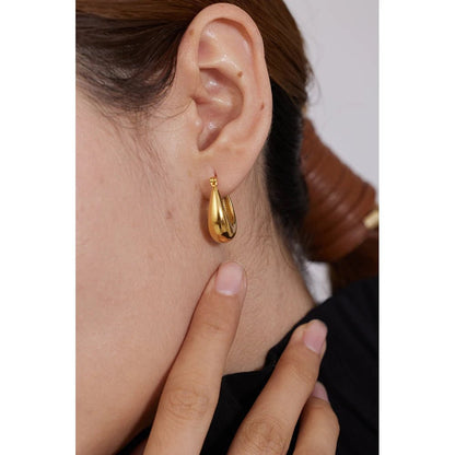 Golden Tides Hoop Earrings