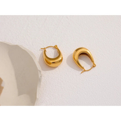 Golden Tides Hoop Earrings