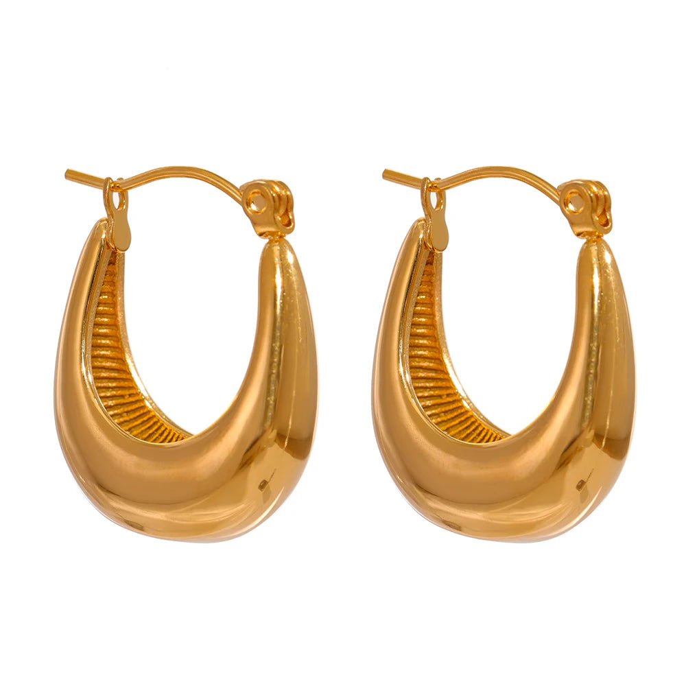 Golden Tides Hoop Earrings