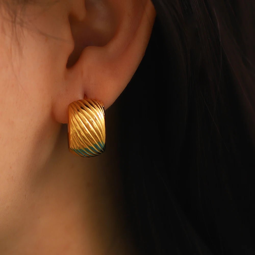 Golden Waves Earrings