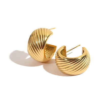 Golden Waves Earrings