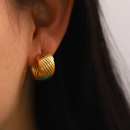 Golden Waves Earrings