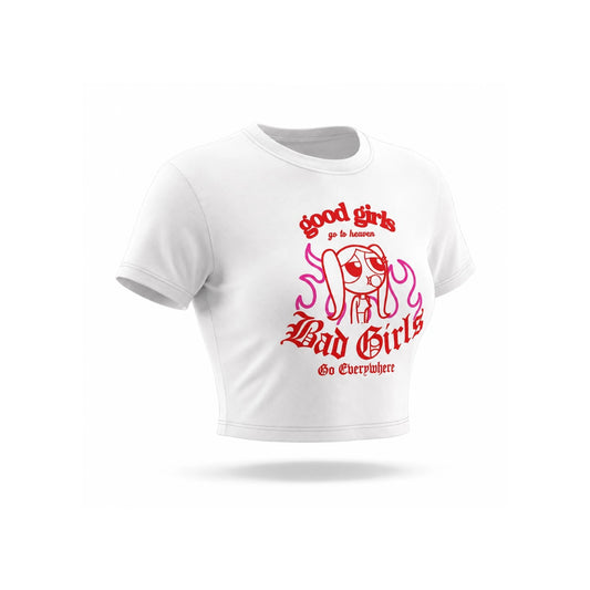 Good Girls Baby Tee — front angle