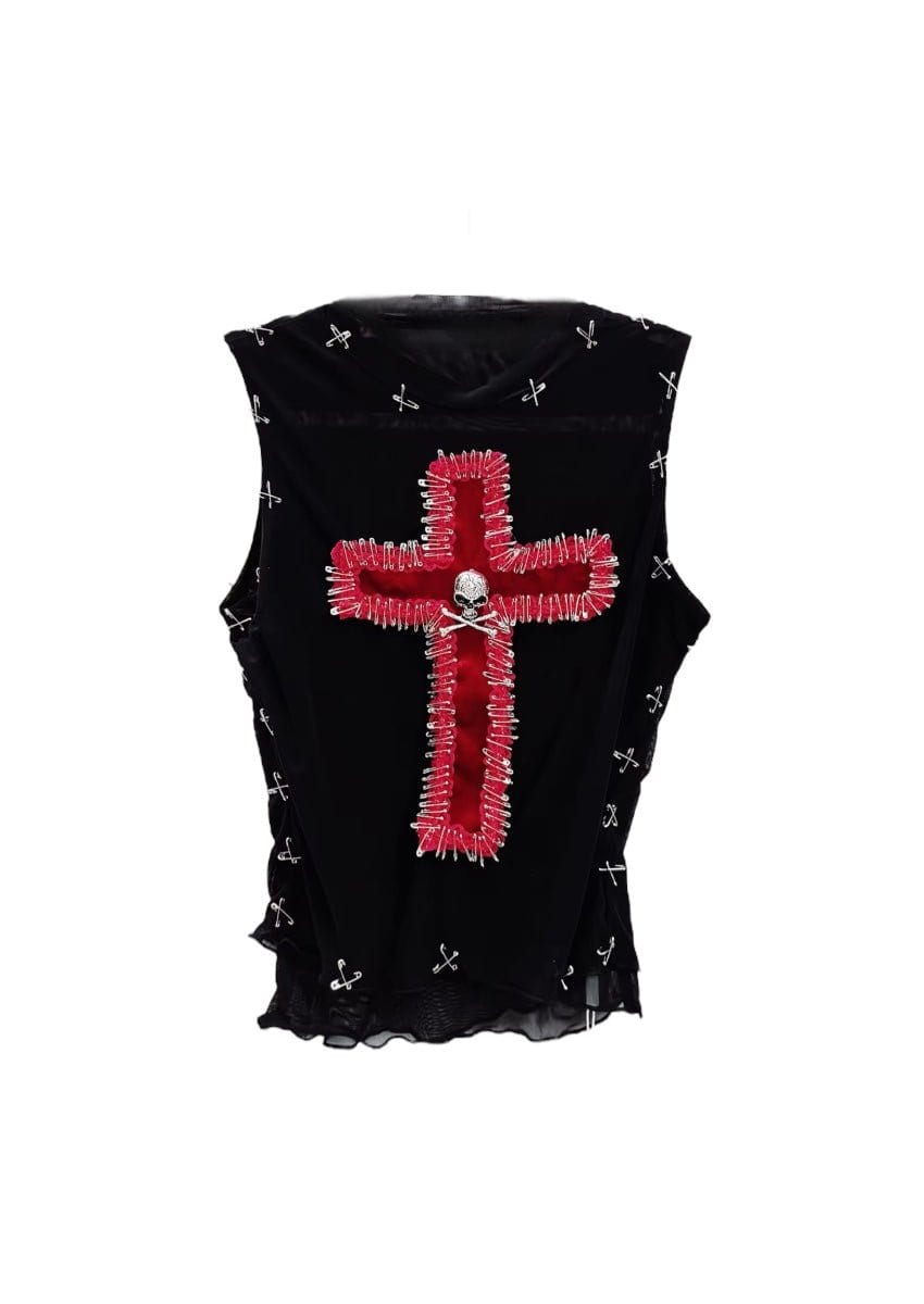 Gothic Cross Tank Top