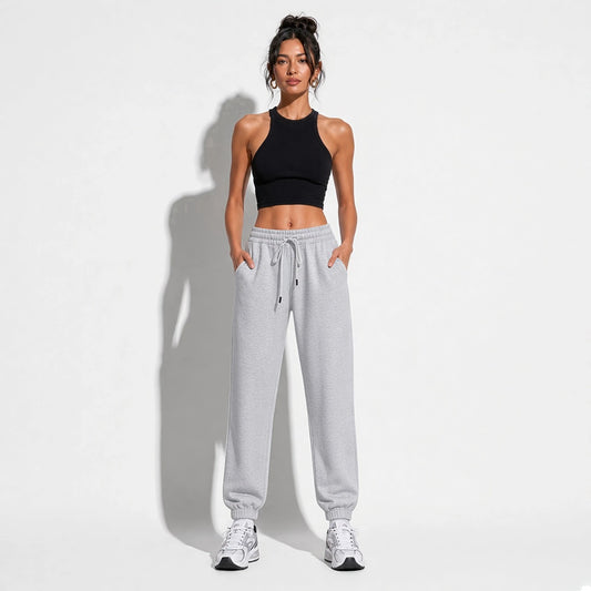 Joggers Pants — Gray front