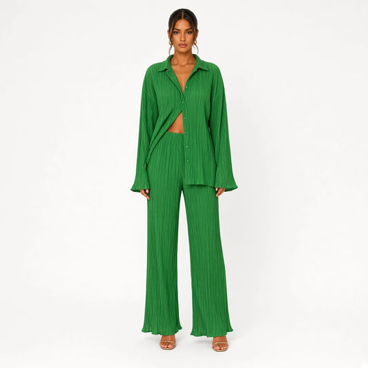 Lettuce Long Pant Set — front
