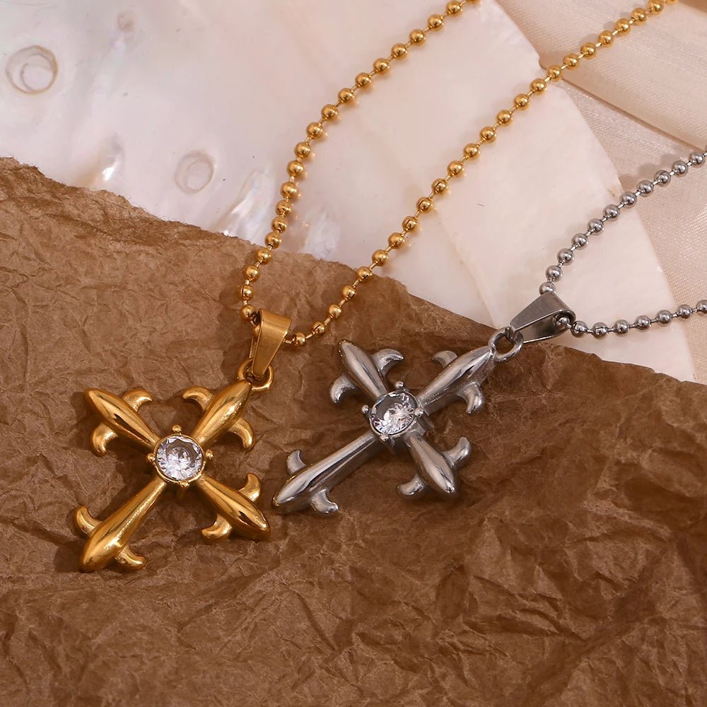 Guardian Light Cross Necklace