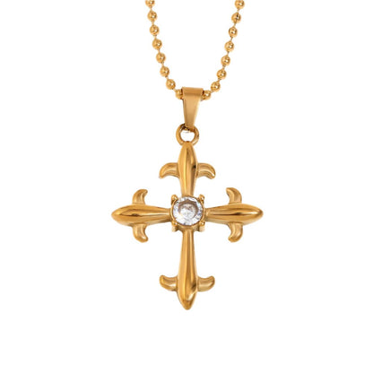 Guardian Light Cross Necklace