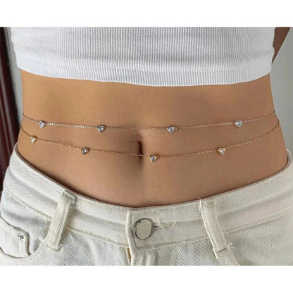 Heart Charm Waist Chain