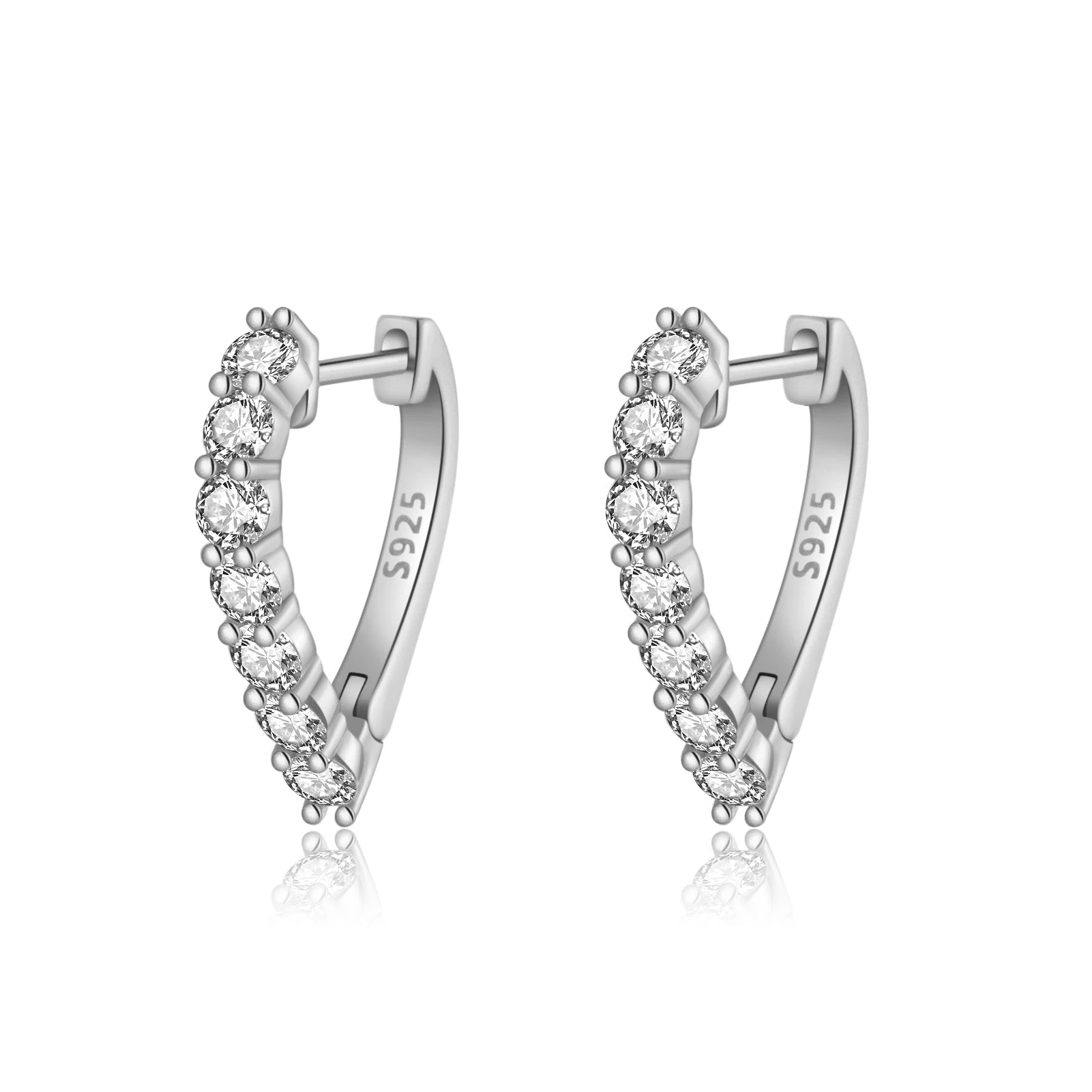 Heart Hoop Earrings