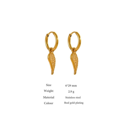 Heavenly Hoop Earrings - Size Details