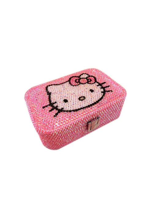 Hello Kitty Rhinestone Jewelry Storage Box