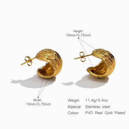 Hemisphere Earrings Size Details