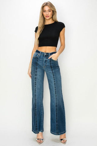 High - Rise Relaxed Flare Jeans