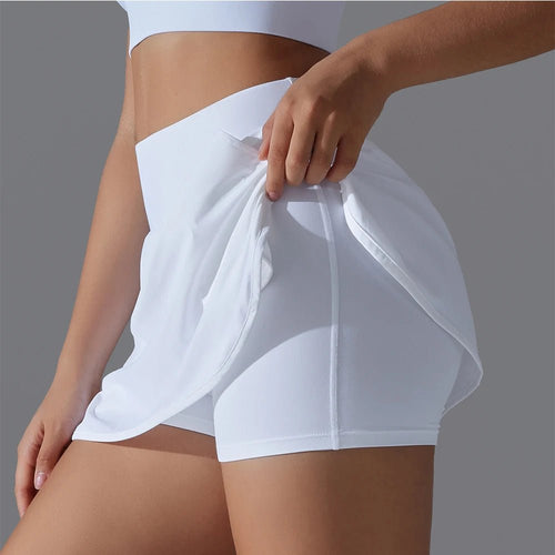 High Waist Fitness Mini Skirt