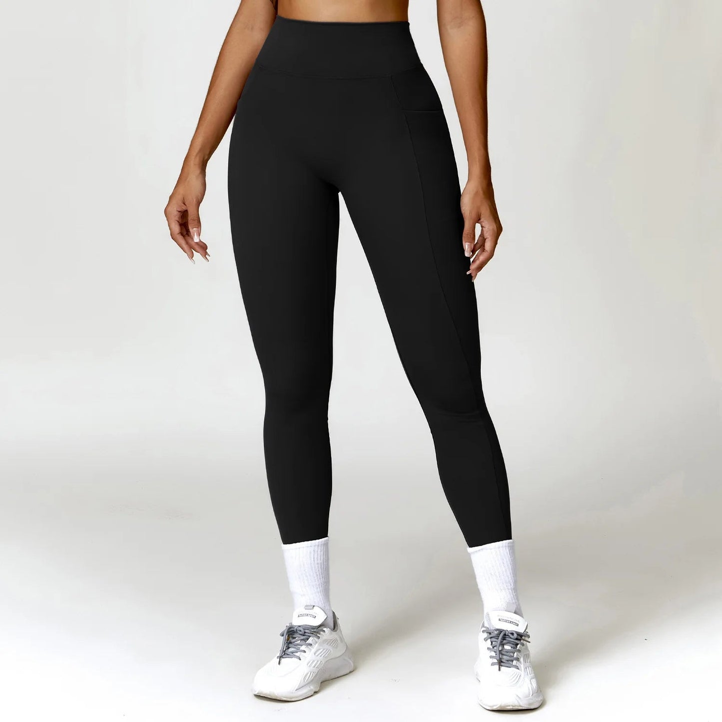 Black High Waist Yoga Leggings