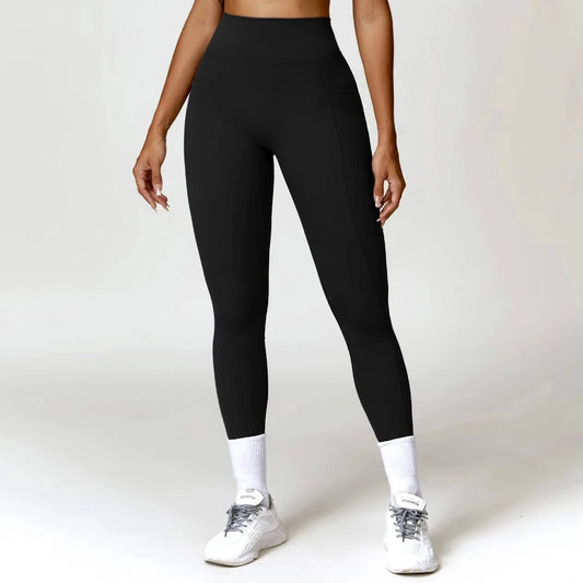 Black High Waist Yoga Leggings