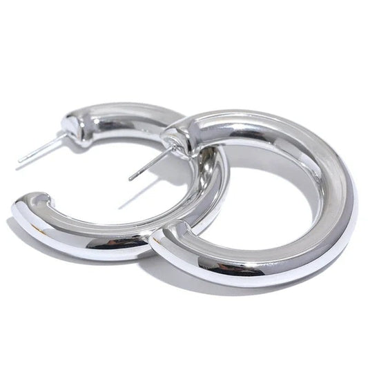 Hoop Earrings Silver