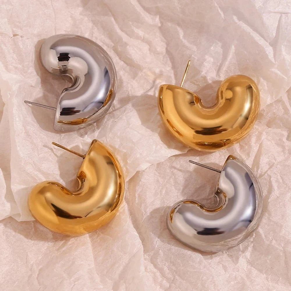 Hypoallergenic Gold Hoops