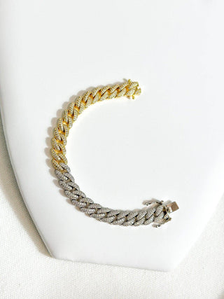 ICED CUBAN LINK BRACELET - Mabel Love Co - Bracelets