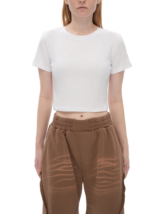 Bella Cherry Ruffle Crop Top - lifestyle photo