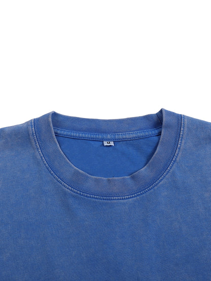 Loose Snow Washed Cotton Tee