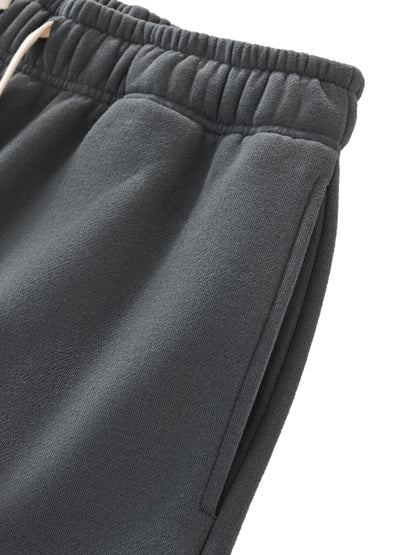 Relaxed Drawstring Three-quarter Sweatpants