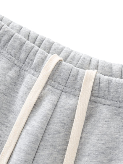 Heartfelt Drawstring Fleece Sweatshorts"
