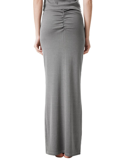 Daisy Blue Elastic Straps Maxi Skirt