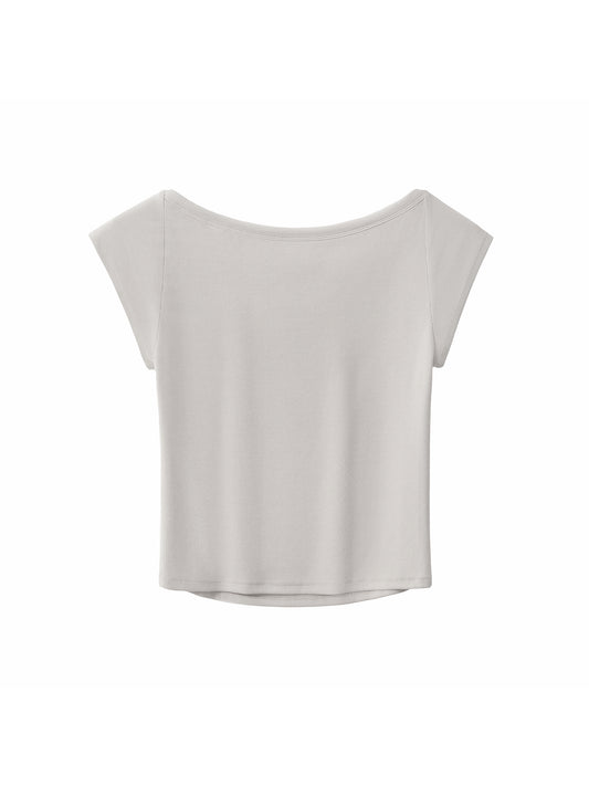 Supreme Sage Cotton Blend Crop T-Shirt - additional view 7