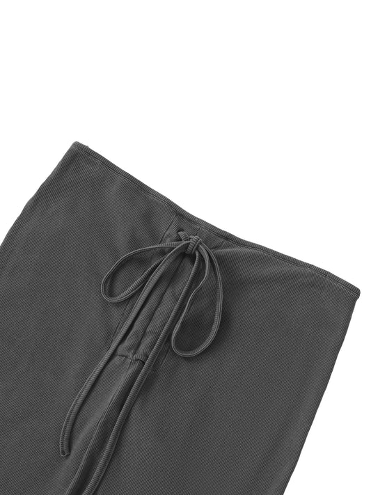 Daisy Blue Elastic Straps Maxi Skirt - additional view 5