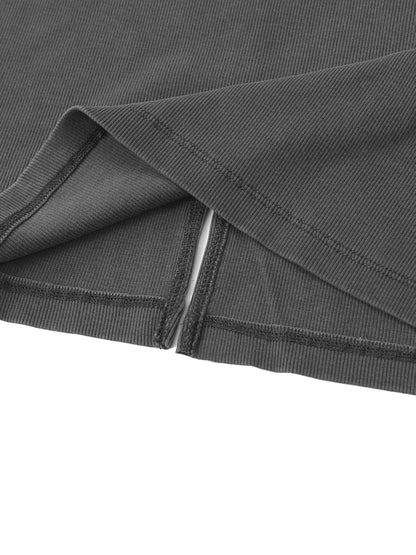 Dyed Washed Slit Maxi Dress