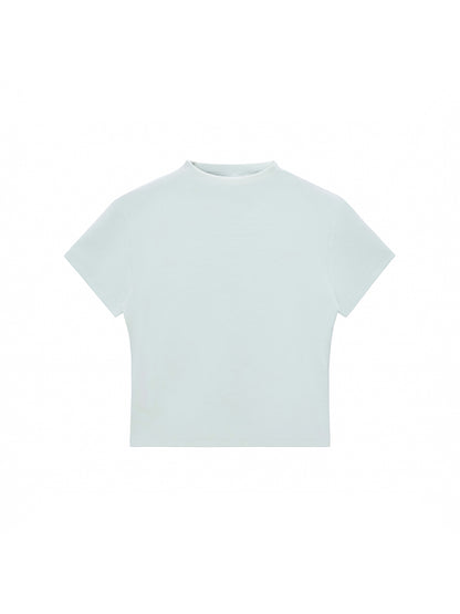 Essential Slim Fit Mock Neck T-Shirt