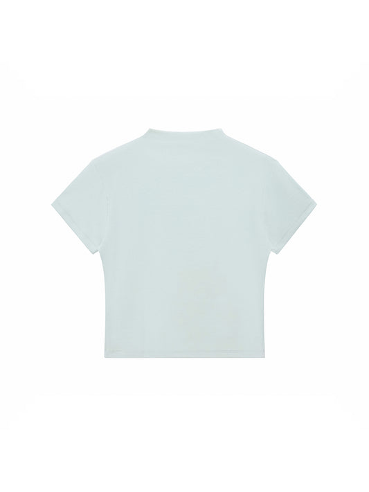 Essential Slim Fit Mock Neck T-Shirt