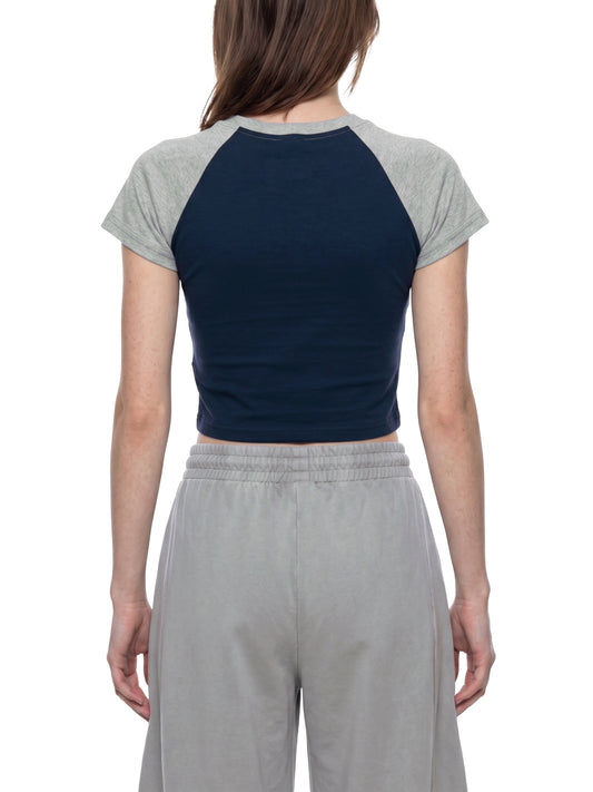 Raglan Color Block Baby Tee — image 4