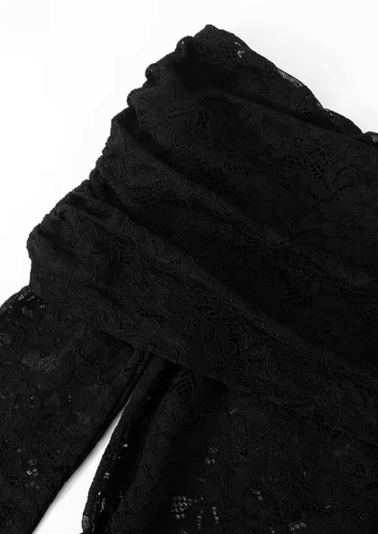 Kat Black Lace Jumpsuit
