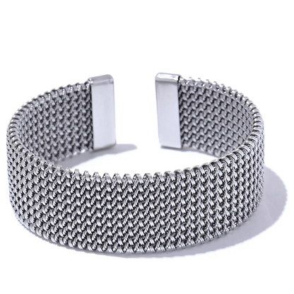 Knitted Cuff Bangle Bracelets