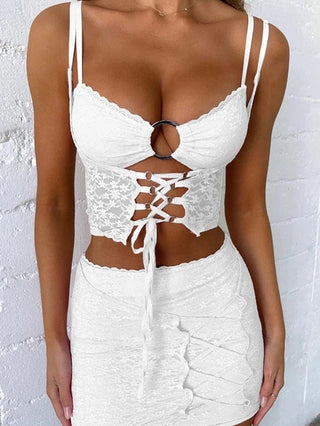 Lace Bandage Two - Piece Set